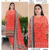 Summer Lawn 3-Piece Printed Suit – Unstitched Dress - Image 3